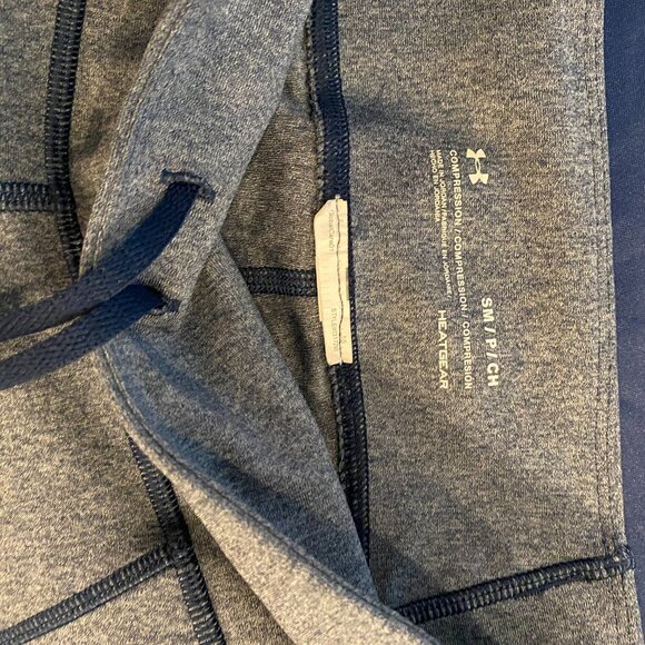 Under Armour Women's Heatgear No Slip Waist Moisture Wicking Legging SMALL - Picture 6 of 8